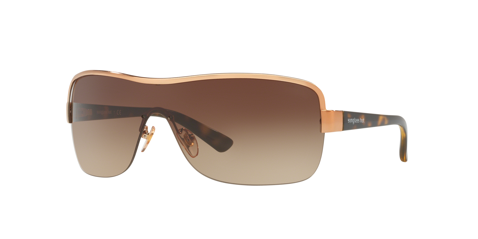 Ray-Ban RB4362 55 Brown & Light Brown Sunglasses | Sunglass Hut USA
